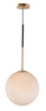 Vesper One Light Pendant (26034SWSBRBK)