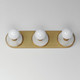 Hollywood Three Light Wall Sconce (26093WANAB)