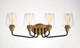 Goblet Four Light Bath Vanity (26123CLBZAB)