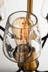 Goblet Five Light Chandelier (26125CLBZAB)