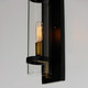 Capitol One Light Wall Sconce (2640BKAB)