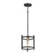Maxim - 2649BKAB - One Light Pendant - Capitol - Black / Antique Brass