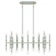 Robert Abbey - CL77 - 42 Light Chandelier - Kane - Celadon w/Modern Brass