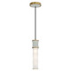 Robert Abbey - CL85 - One Light Pendant - Kane - Celadon w/Modern Brass