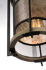 Boundry One Light Pendant (27563BKBWAB)