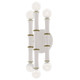 Robert Abbey - DY75 - Six Light Wall Sconce - Kane - Daisy w/Modern Brass