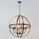 Compass Six Light Pendant (27576APBK)