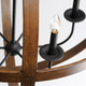 Compass Six Light Pendant (27576APBK)