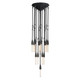 Maxim - 27719AR - 13 Light Pendant - Pioneer - Anthracite