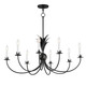 Maxim - 2888AR - Eight Light Chandelier - Paloma - Anthracite