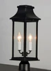 Vicksburg Two Light Outdoor Post Mount (30020CLBK)