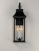 Vicksburg Three Light Outdoor Wall Lantern (30024CLBK)
