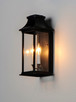 Vicksburg Two Light Outdoor Wall Lantern (30025CLBK)