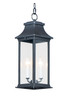 Maxim - 30029CLBK - Two Light Outdoor Hanging Lantern - Vicksburg - Black