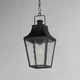 Storybook One Light Outdoor Pendant (30369CLBK)