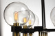Bauhaus Six Light Linear Chandelier (30519CLBZSBR)