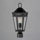 Oxford One Light Outdoor Post Mount (30590CLBK)