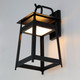 Pagoda LED Outdoor Wall Sconce (30746BK)