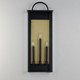 Manchester Three Light Outdoor Wall Sconce (30758CLBK)