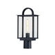 Maxim - 30759CLBK - One Light Deck/Post Lantern - Manchester - Black
