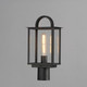 Manchester One Light Deck/Post Lantern (30759CLBK)