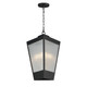 Maxim - 30766CRBKAB - Three Light Outdoor Pendant - Triform - Black / Antique Brass