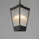 Triform Three Light Outdoor Pendant (30766CRBKAB)