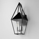 Bavaria Two Light Outdoor Wall Sconce (3166CLBK)
