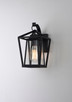 Artisan One Light Outdoor Wall Lantern (3173CLBK)