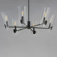 Armory Six Light Chandelier (32356CLBK)