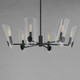 Armory Six Light Chandelier (32356CLBK)