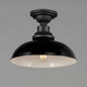 Granville One Light Outdoor Ceiling Mount (35110GBBK)