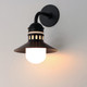 Admiralty One Light Outdoor Wall Sconce (35122SWBK)