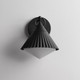 Odette One Light Wall Sconce (35132WTBK)
