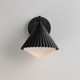 Odette One Light Wall Sconce (35132WTBK)