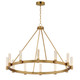 Maxim - 38448IBNAB - LED Chandelier - Duchess - Natural Aged Brass
