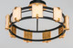 Radiant LED Flush Mount (39530CYBKGL)