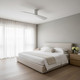 Plank Smart 52 Hugger 52" Ceiling Fan (2PLSMH52RZW)
