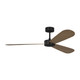 Visual Comfort Fan - 3PDSM60MBK - 60 Ceiling Fan - Paddle Smart 60 - Midnight Black