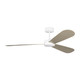 Visual Comfort Fan - 3PDSM60RZW - 60 Ceiling Fan - Paddle Smart 60 - Matte White