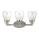 Generation Lighting - 4414503EN7-962 - Three Light Wall / Bath - Belton - Brushed Nickel