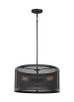 Visual Comfort Studio - 6528503EN7-12 - Three Light Pendant - Gereon - Black