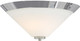Nuvo Lighting - 60-6252 - Two Light Flush Mount - Nome - Brushed Nickel