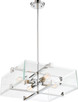 Nuvo Lighting - 60-6294 - Four Light Pendant - Shelby - Polished Nickel