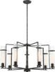 Nuvo Lighting - 60-6387 - Seven Light Chandelier - Donzi - Iron Black