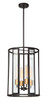 Nuvo Lighting - 60-6415 - Four Light Foyer Pendant - Payne - Midnight Bronze