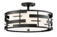 Nuvo Lighting - 60-6436 - Three Light Semi Flush Mount - Lansing - Midnight Bronze