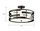 Lansing Three Light Semi Flush Mount (60-6436)