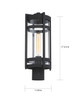 Tofino One Light Post Lantern (60-6575)
