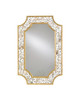 Currey and Company - 1090 - Mirror - Margate - Contemporary Gold Leaf/Natural